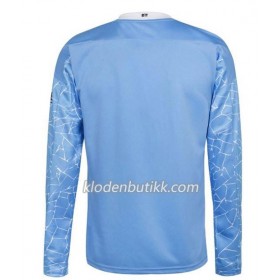 Manchester City Hjemme Fotballdrakt 2020-2021 Langermet